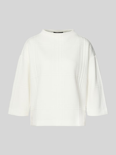 Someday Shirt met lange mouwen en opstaande kraag, model 'Franka' Offwhite - 2