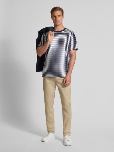 Tommy Hilfiger Tapered Fit Hose aus Baumwoll-Mix Beige 1