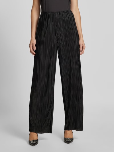 Vero Moda Plissee-Hose mit weitem Bein Modell 'PLIS' Black 4