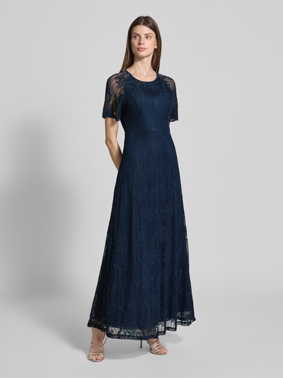 Vila Maxi-jurk van kant met ronde hals Marineblauw - 1
