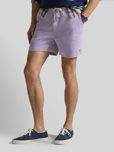 Polo Ralph Lauren Sweatshorts aus reiner Baumwolle Lila 4
