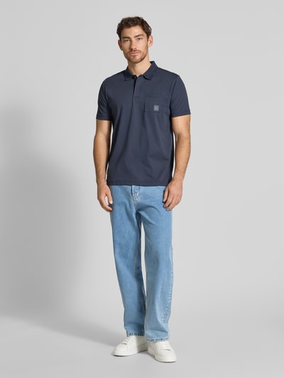 Lerros Regular Fit Poloshirt mit Brusttasche Black 1