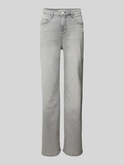 OPUS Regular Fit Jeans mit Eingrifftaschen Modell 'Mivy' Hellgrau 2