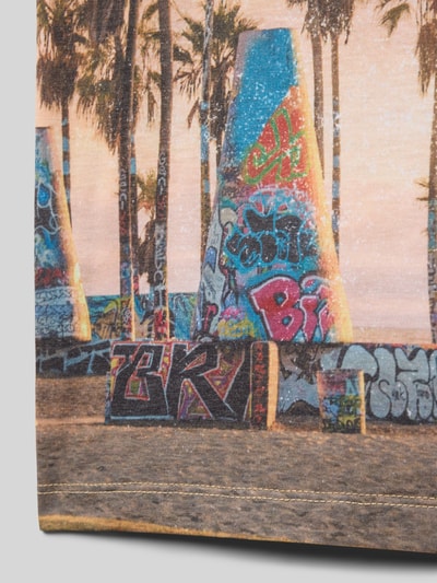 s.Oliver RED LABEL T-shirt o kroju regular fit z dodatkiem bawełny Biały 2