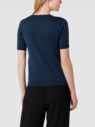 Weekend Max Mara T-shirt in tricotlook Marineblauw - 5