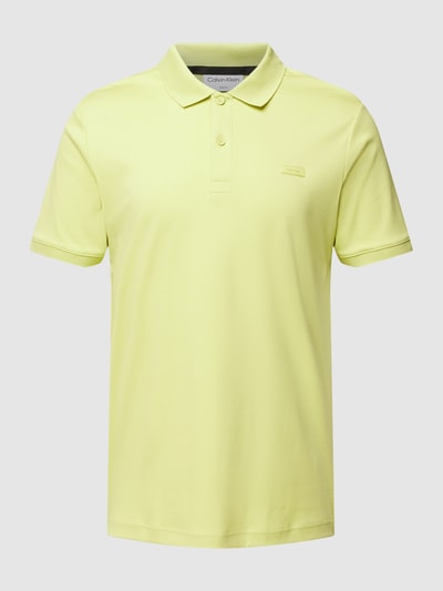 CK Calvin Klein Poloshirt met korte knoopsluiting Geel - 2