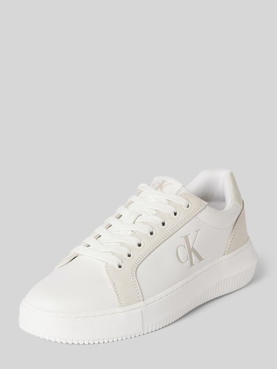 Calvin Klein Jeans Sneakers met labeldetail Wit - 1