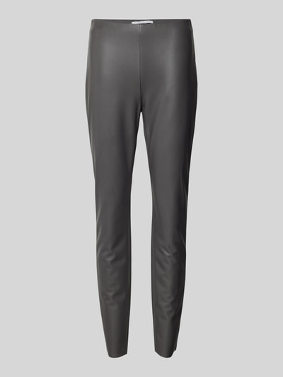 Raffaello Rossi Skinny Fit Hose in Leder-Optik Anthrazit 2