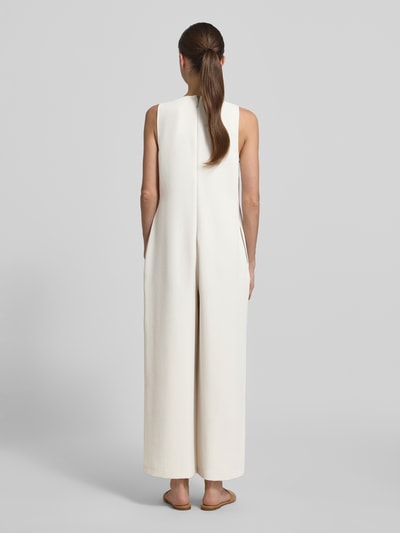 Calvin Klein Womenswear Jumpsuit met V-hals Offwhite - 5