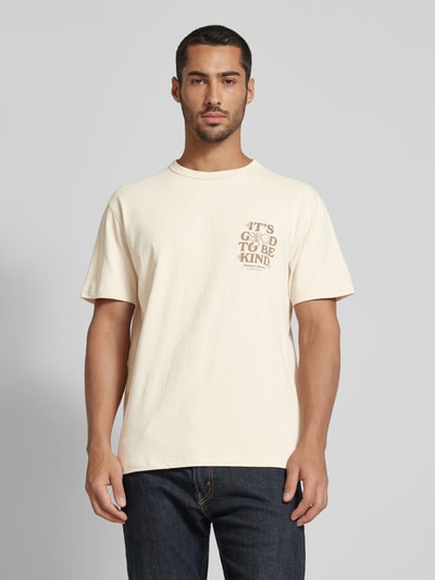 Tommy Jeans T-Shirt mit Statement-Print Beige 4