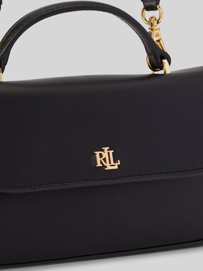 Lauren Ralph Lauren Umhängetasche aus echtem Kalbsleder Modell 'MRCY' Black 6
