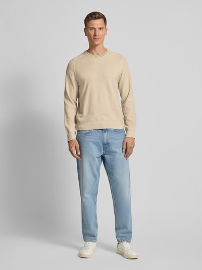PAUL SMITH Strickpullover mit gerippten Abschlüssen Offwhite 1