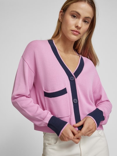 INFLUENCER'S CHOICE BY P&C* Kurtka z dzianiny z wpuszczaną kieszenią Różowy 3