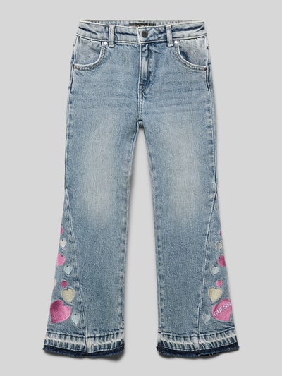 Guess Flared Jeans mit Eingrifftaschen Blau 1