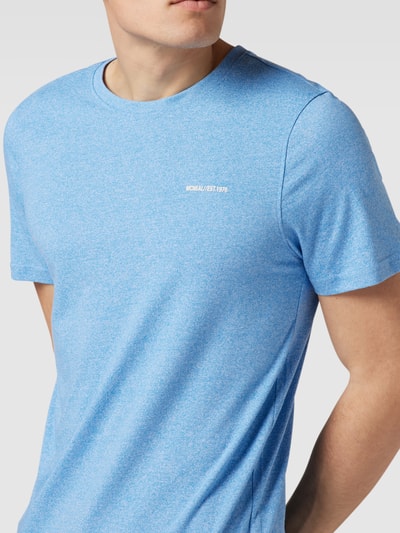 MCNEAL T-Shirt mit Label-Applikation Blau Melange 3