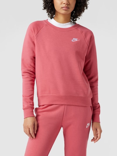 Nike Sweatshirt mit Logo-Stitching Pink 4