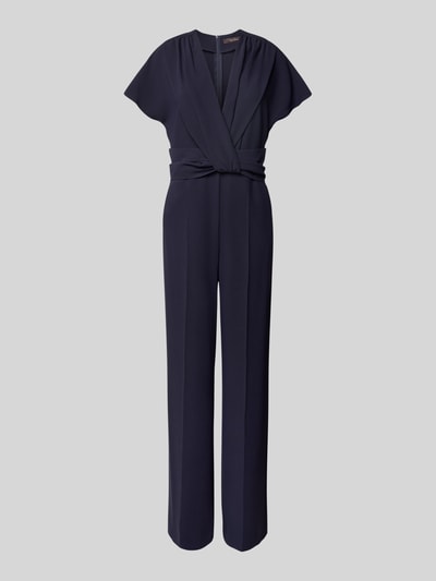 Vera Mont Jumpsuit met knoopdetail Donkerblauw - 2