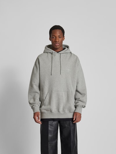 VTMNTS Oversized Hoodie in melierter Optik Hellgrau Melange 4