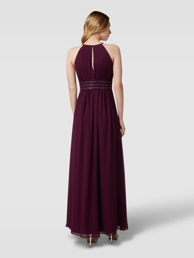 Jake*s Cocktail Abendkleid mit Zierbesatz Bordeaux 5