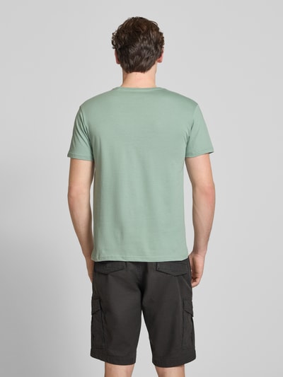 Alpha Industries T-Shirt mit Logo und Rundhalsausschnitt Lind 5