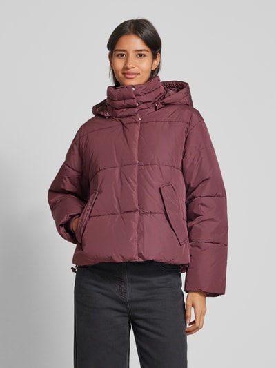 mbyM Jacke mit Kapuze Modell 'Mishal' Bordeaux 4