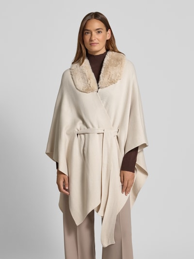 Apricot Cardigan in Wickel-Optik mit Bindegürtel Sand 4