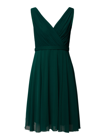 TROYDEN COLLECTION Cocktailkleid in Wickel-Optik Smaragd 2