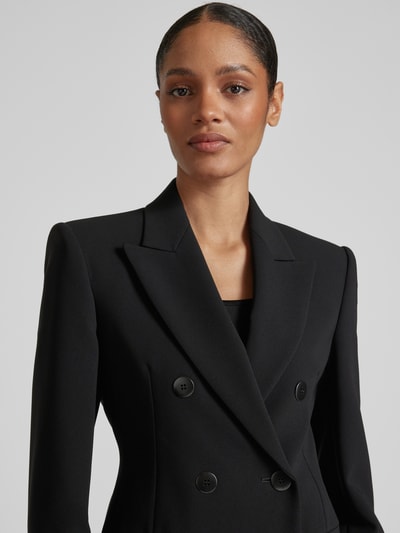 Max Mara Studio Blazer mit Leistentaschen Modell 'KEY' Black 3