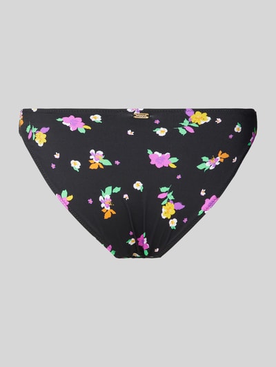 Banana Moon Bikinibroekje met bloemenprint, model 'ROSYFIELD DUCA' Zwart - 3