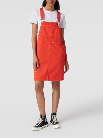 Jake*s Casual Mini-jurk in denimlook Lichtrood - 1