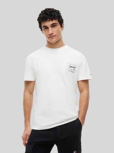 Tommy Jeans regular fit T-shirt van puur katoen met rugprint Wit - 4