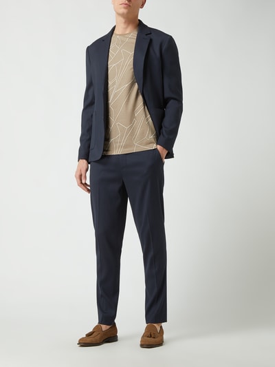 MOS MOSH Regular Fit Anzughose mit Stretch-Anteil Modell 'Jamie Osaka' Marineblau 1