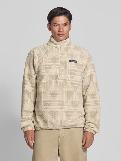 Columbia Fleecepullover mit Label-Details Modell 'Timber Crest™' Stein 4