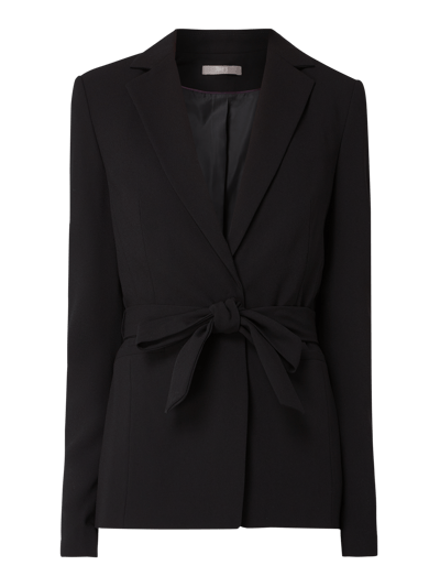 Jake*s Collection Blazer aus Krepp mit Gürtel  Black 2