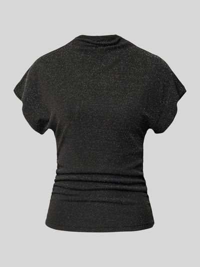 VERO MODA T-Shirt mit schimmernder Optik Black 1