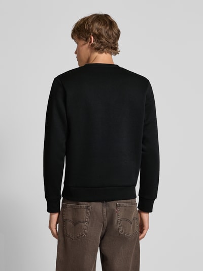 Jack & Jones Regular fit sweatshirt met logoprint, model 'Pan' Zwart - 5