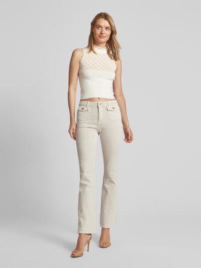 Guess Tanktop met turtleneck Offwhite - 1