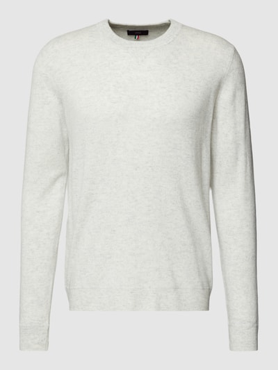 Cinque Gebreide pullover met labeldetail, model 'Round' Zilver - 2