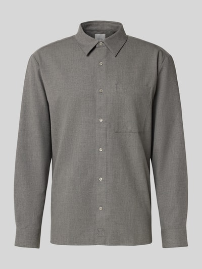 CK Calvin Klein Overhemdjack met zijde Middengrijs gemêleerd - 2