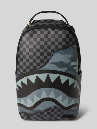 Sprayground Plecak z nadrukowanym motywem model ‘SPLIT UP’ Antracytowy 2