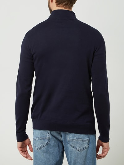 Selected Homme Gebreide pullover met opstaande kraag Marineblauw - 5