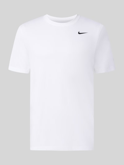 Nike Training T-Shirt mit Logo-Print und Rundhalsausschnitt Weiss 1