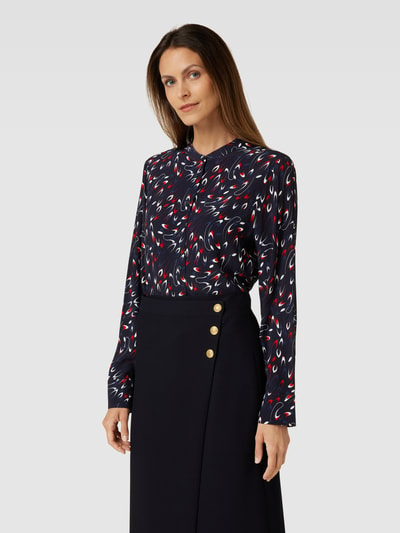 Tommy Hilfiger Blouse met all-over motief Marineblauw - 4