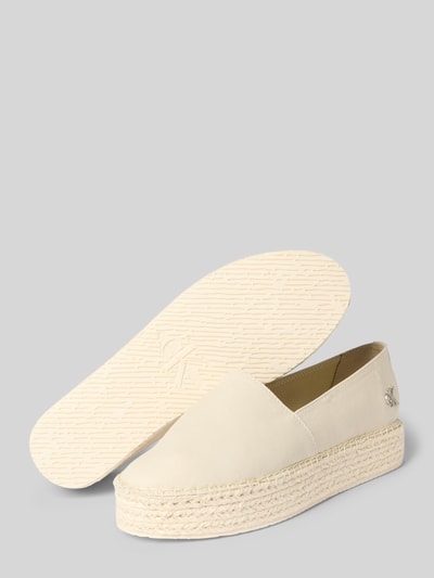 Calvin Klein Jeans Espadrilles met plateauzool Zand - 4