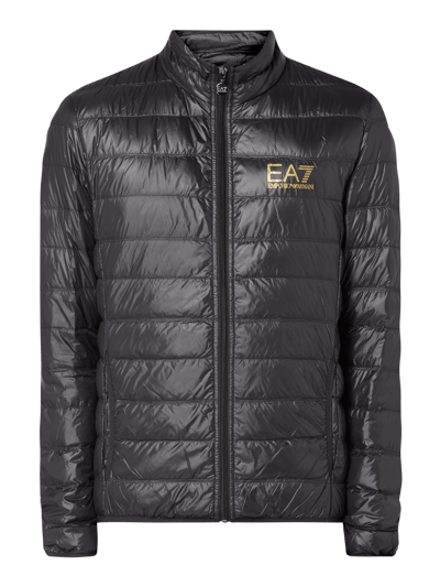 EA7 Emporio Armani Light-Daunenjacke mit Logo-Print  Black 2