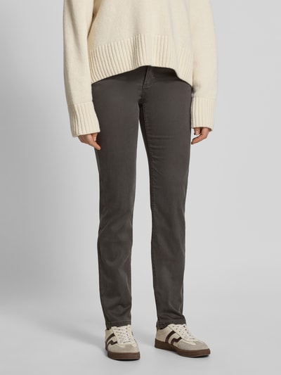 Angels Straight Fit Jeans aus Lyocell-Mix mit Eingrifftaschen Modell 'CICI' Graphit 4