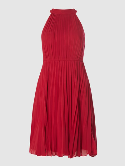 Jake*s Cocktail Cocktailkleid aus Chiffon mit Plisseefalten  Rot 1