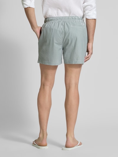 MCNEAL Zwembroek met elastische band en tunnelkoord Donkergroen - 5