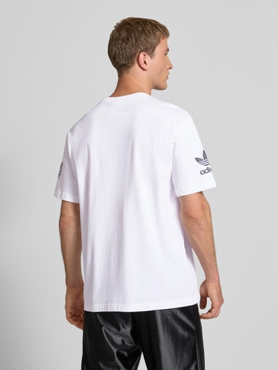 adidas Originals T-shirt met ronde hals Wit - 5