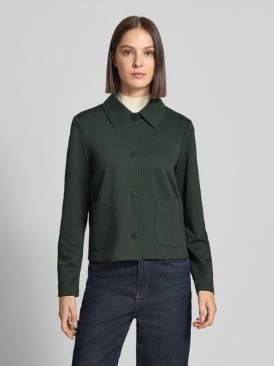 FREE/QUENT Regular fit Jack met viscose Model 'Nanni' Donkergroen - 4